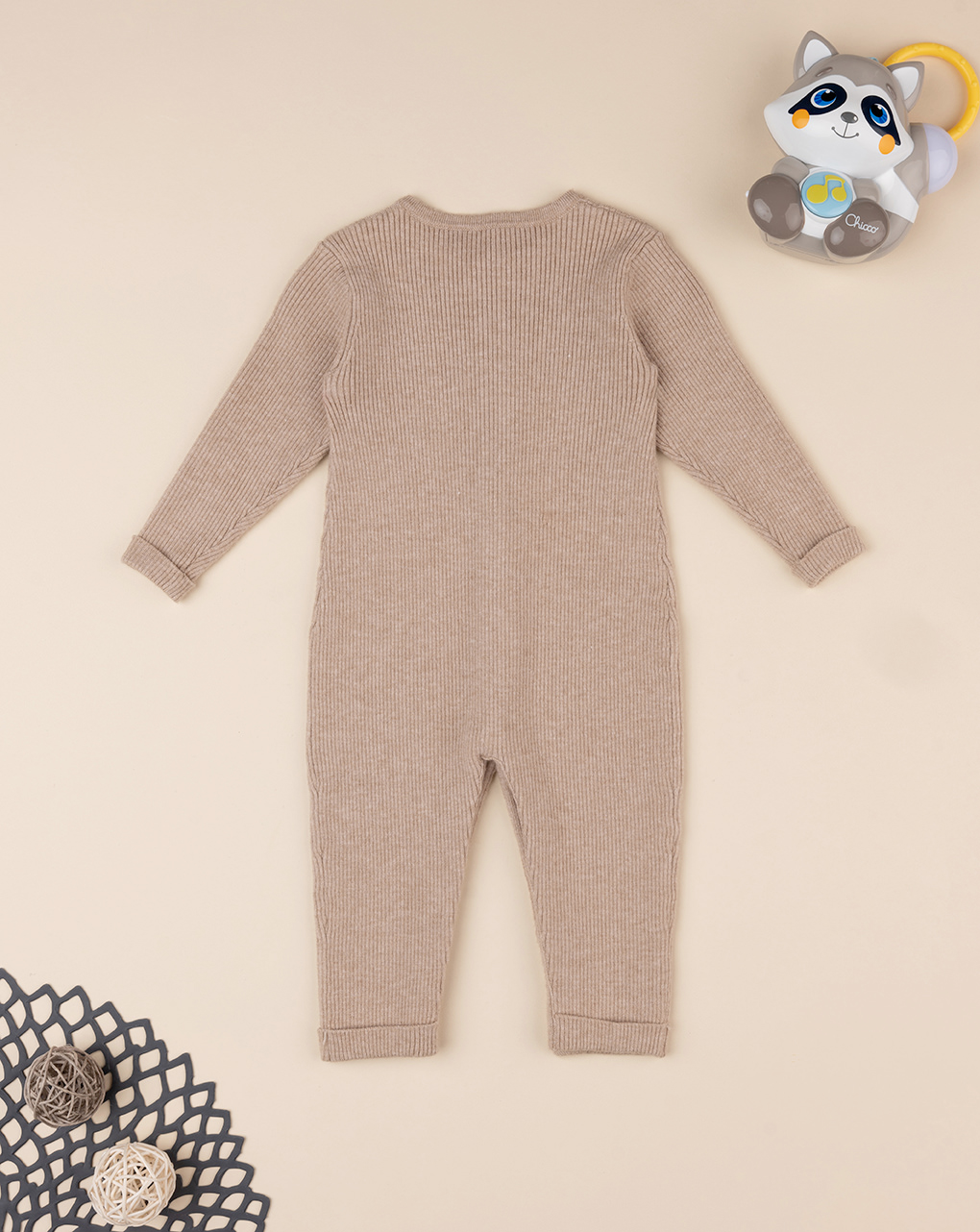 Tutina jersey bege neonato - Prénatal