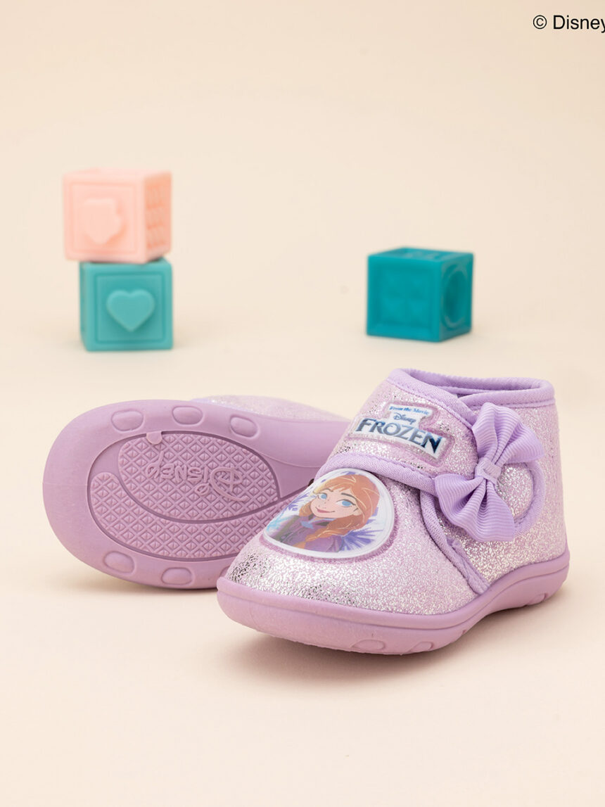 Sapato lilás para menina do jardim de infância "frozen - Silverlit