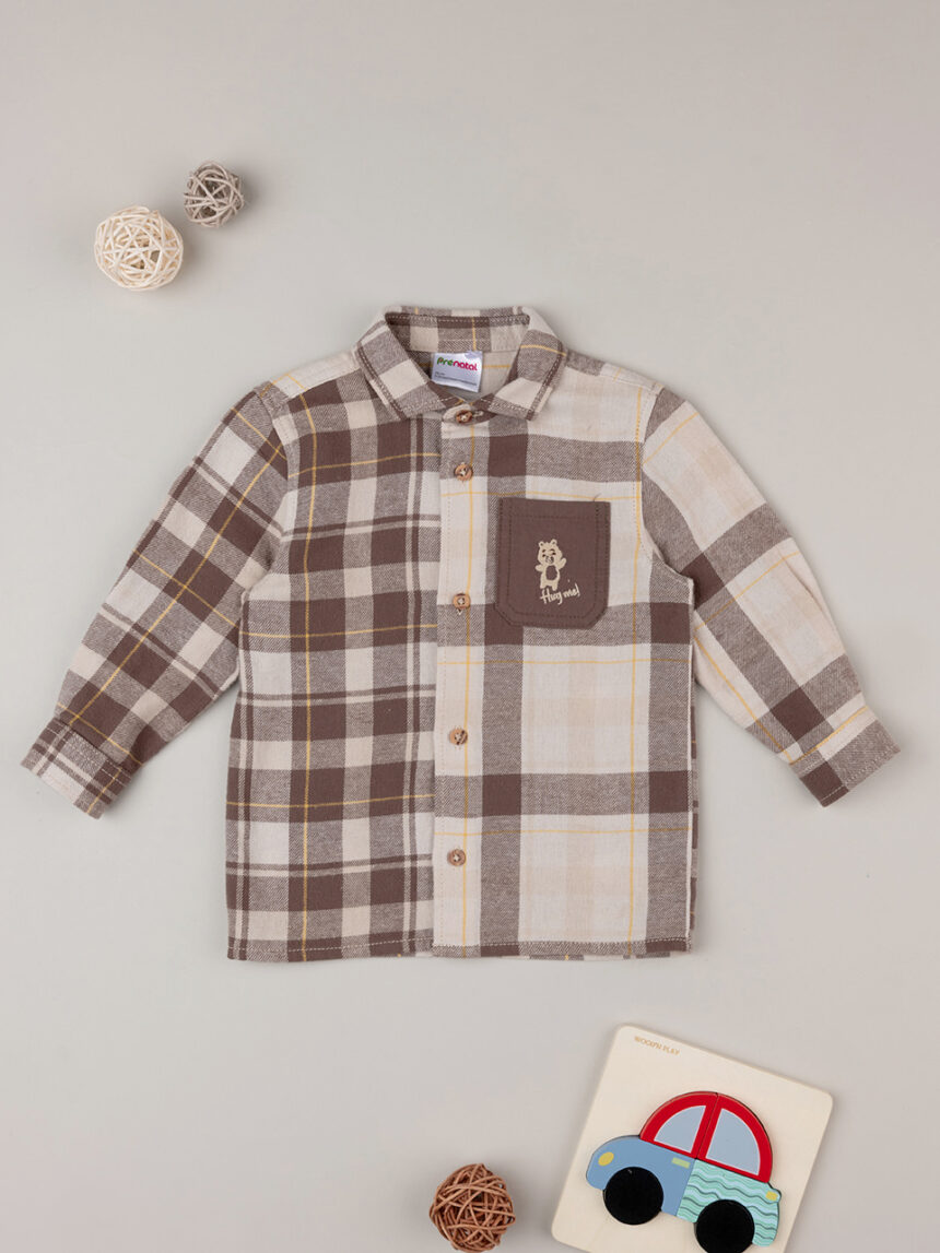 Camisa de manga comprida para rapaz "wood - Prénatal