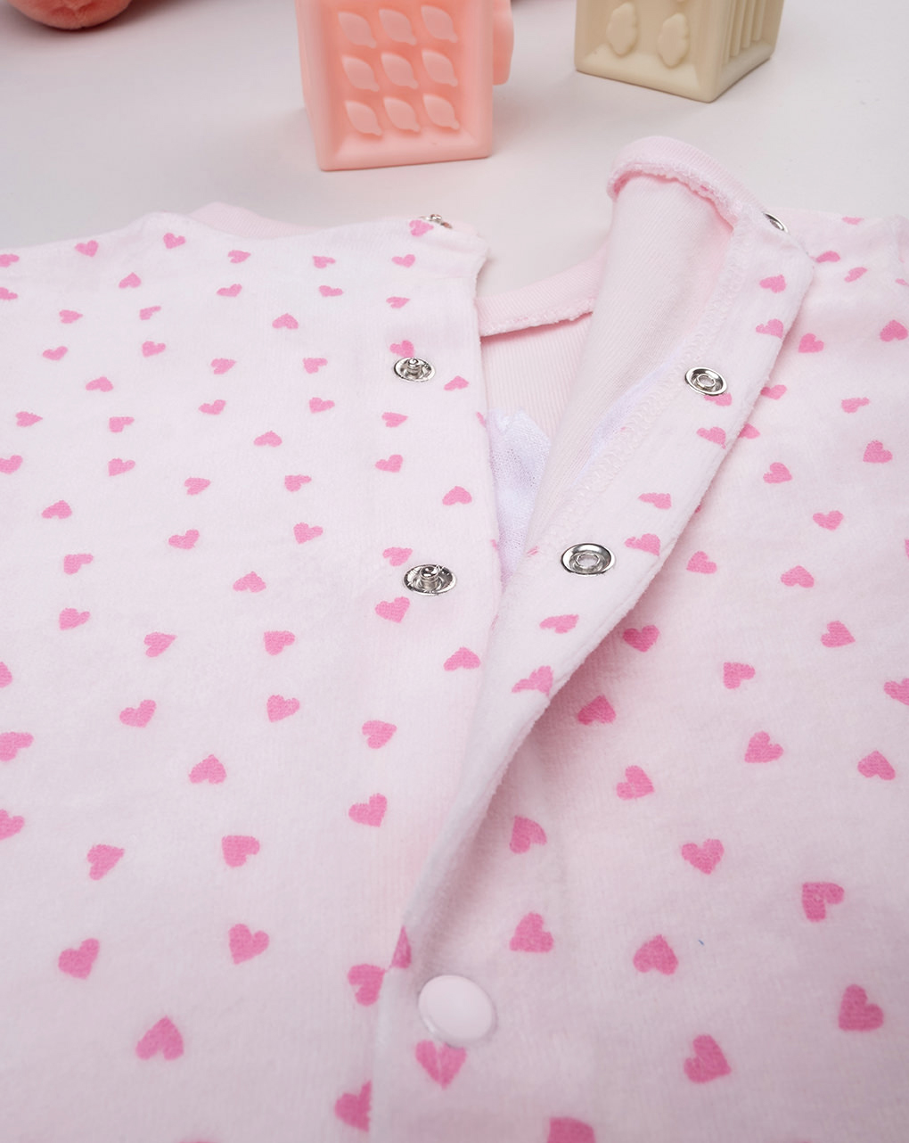 Pijama de chenille "ursinho teddy" para bebé menina - Prénatal