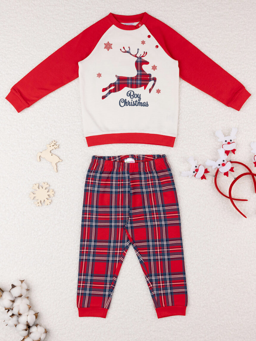 Pijama de pelúcia para criança "natal - Prénatal