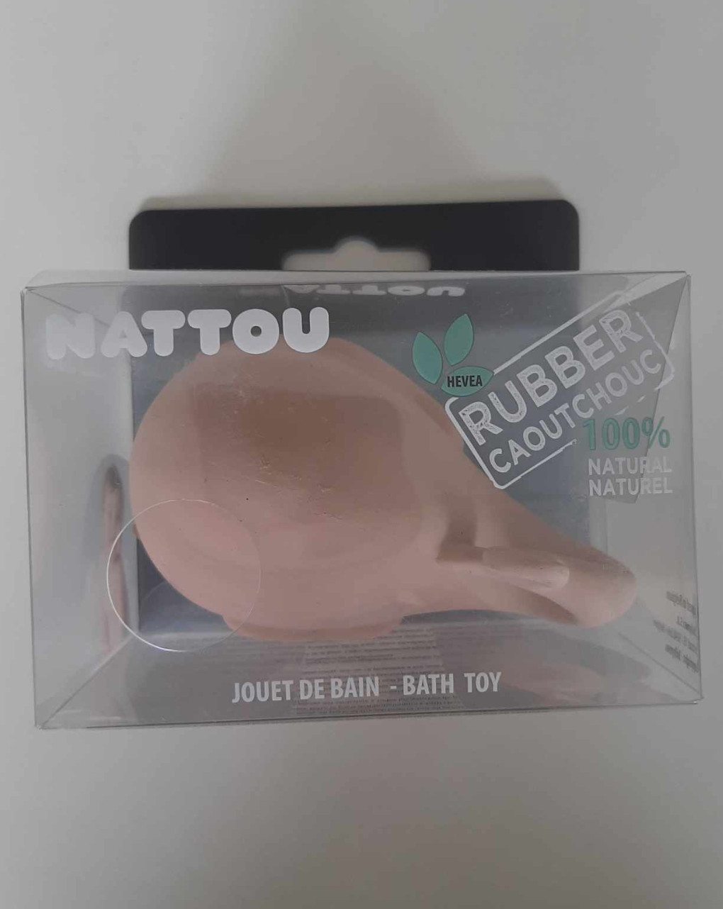 Baleia cor-de-rosa (borracha) - nattou - Nattou