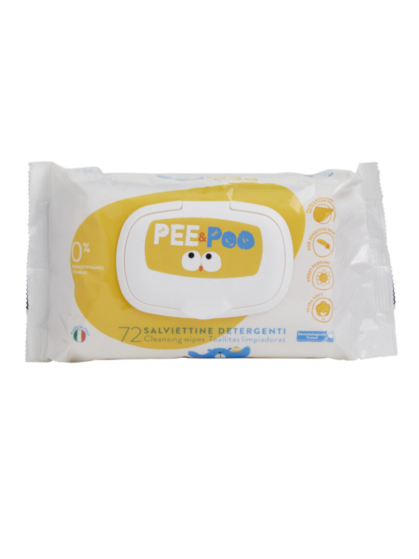 Toalhetes de limpeza pop-up 72 unidades - pee&poo - Pee&Poo