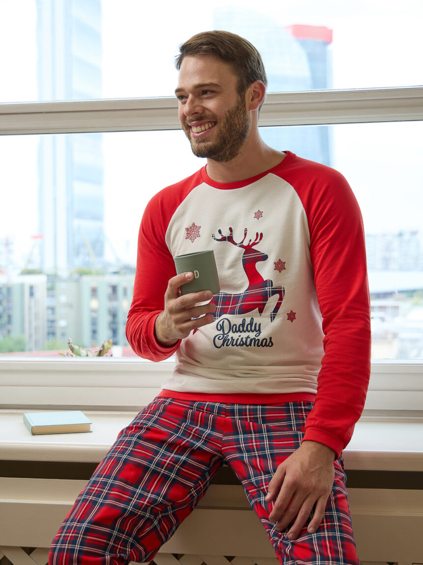 Pijama de natal em pelúcia para homem - Prénatal