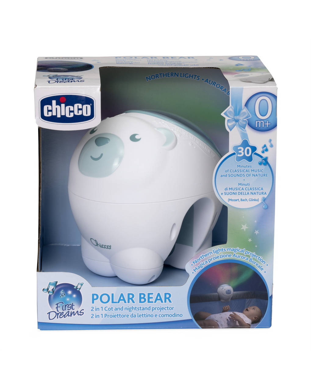 Projetor urso polar azul 0+ meses - chicco - Chicco