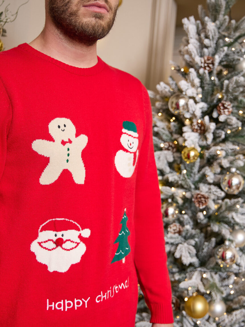 Camisola de natal em tricot para homem - Prénatal