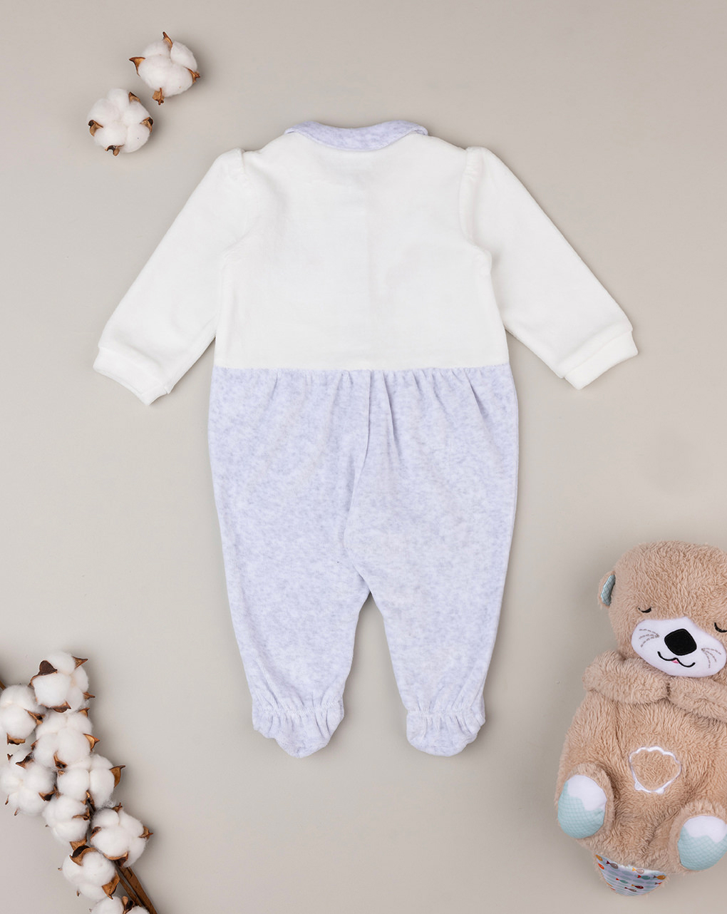 Fato de dormir "party" em chenille para bebé - Prénatal