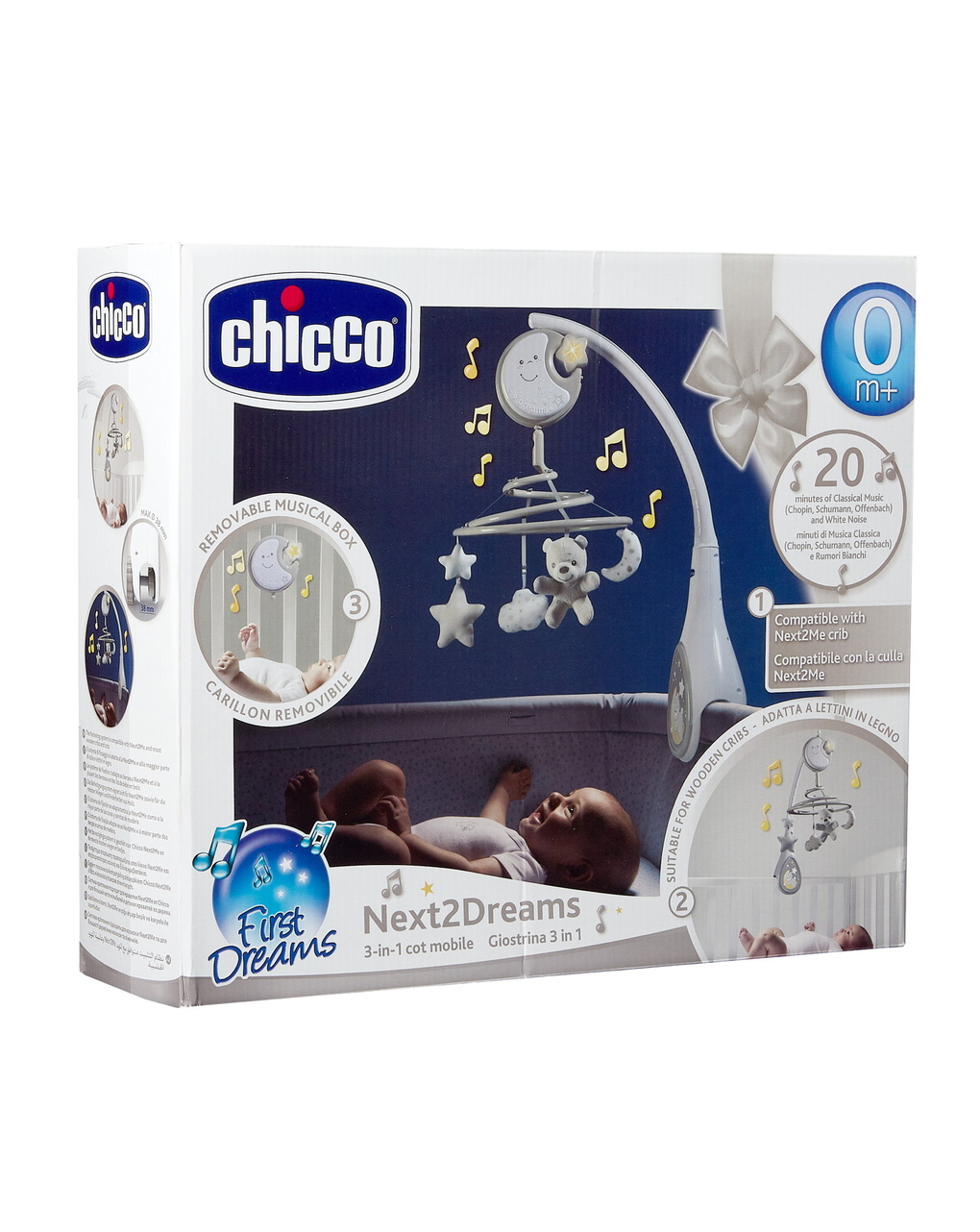 Next2dreams neutral carousel 0+ meses - chicco - Chicco