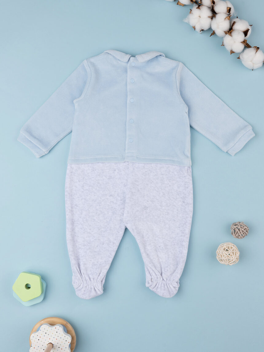 Fato de dormir azul bebé - Prénatal
