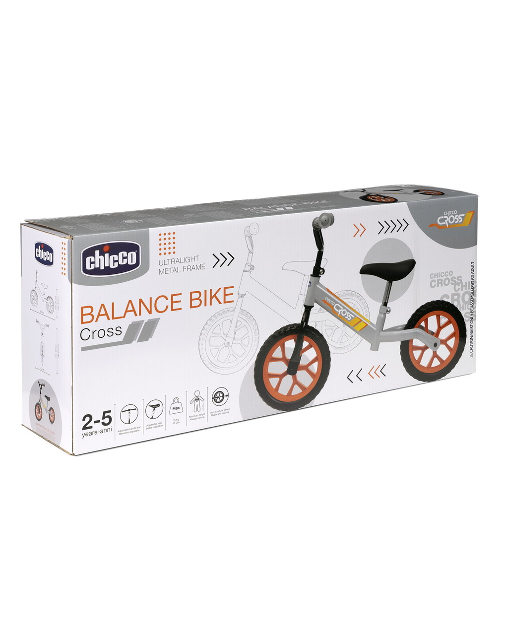 Bicicleta de equilíbrio cross 2-5 anos - chicco - Chicco