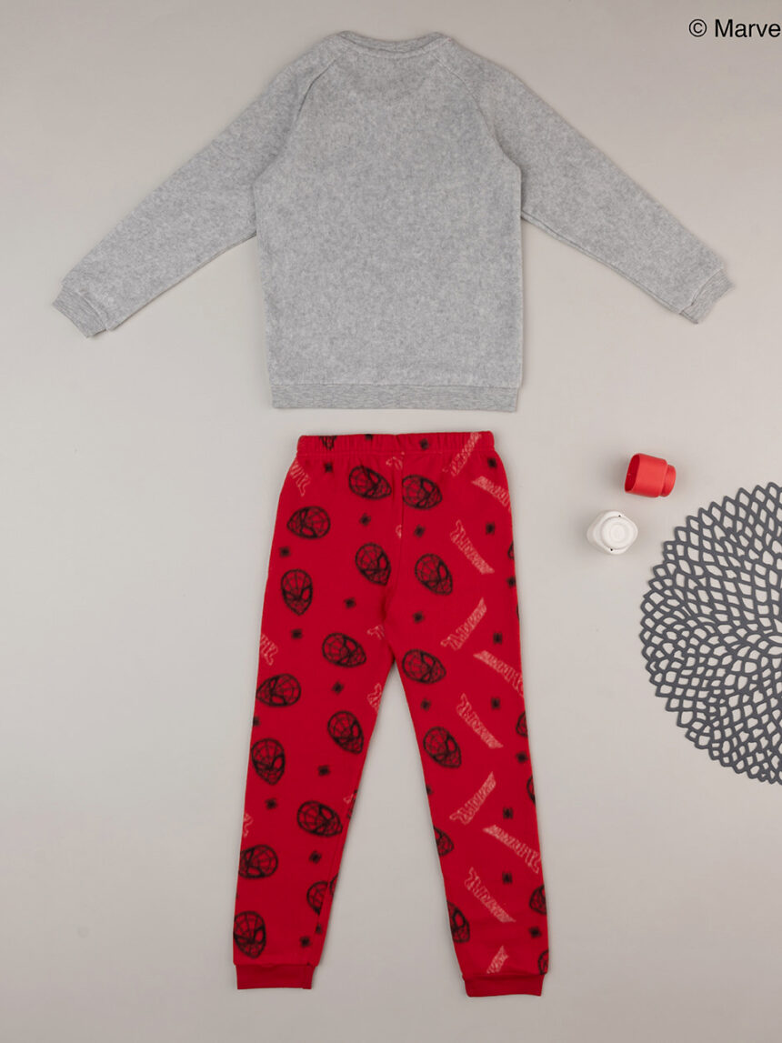 Pijama de duas peças em malha polar "spiderman" para rapaz - Prénatal