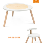 Tabela MuTable V2 white + cadeira MuTable Chair V2 White - stokke®