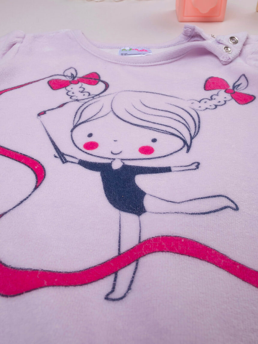 Pijama de chenille de 2 peças para rapariga - Prénatal
