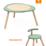 Tabela MuTable V2 clover green + cadeira MuTable Chair V2 Clover Green - stokke®