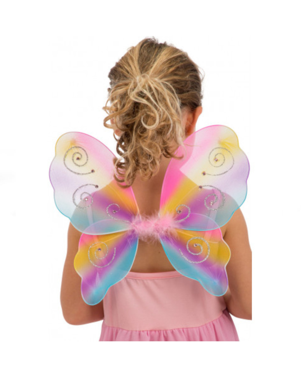 Asas de borboleta multicoloridas 34,5x31 cm - carnival toys - Carnival Toys