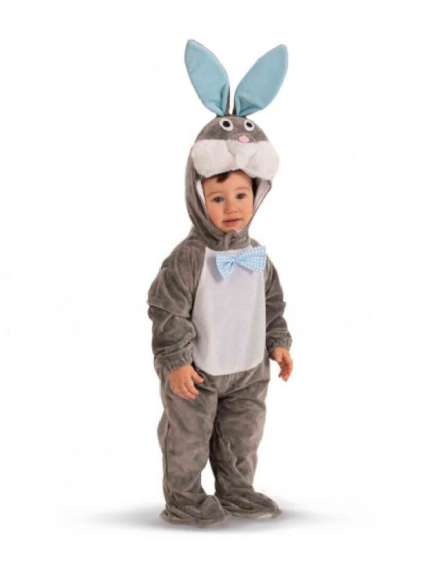 Fato de dormir coelhinho de pelo com capuz (6/12 meses) - cores sortidas - carnival toys - Carnival Toys