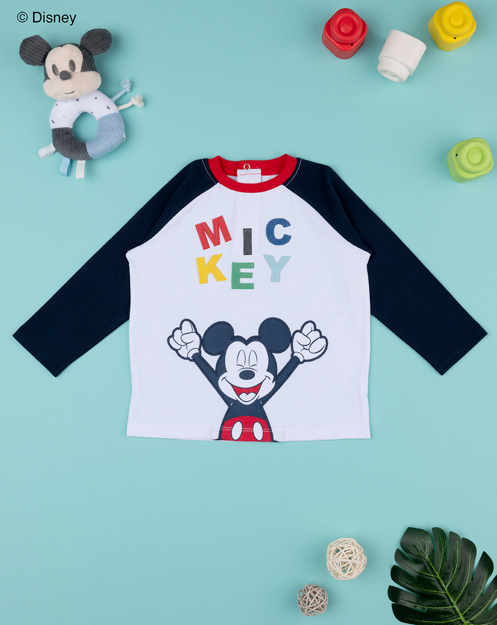 T-shirt disney mickey mouse para criança - Prénatal