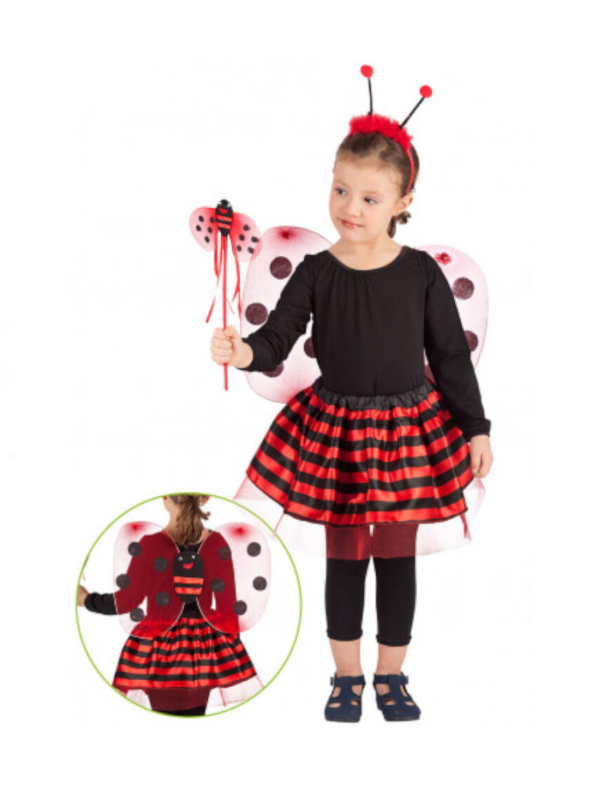 Boneca De Pano Com Chapéu Vestido Vermelho Joaninha 50cm