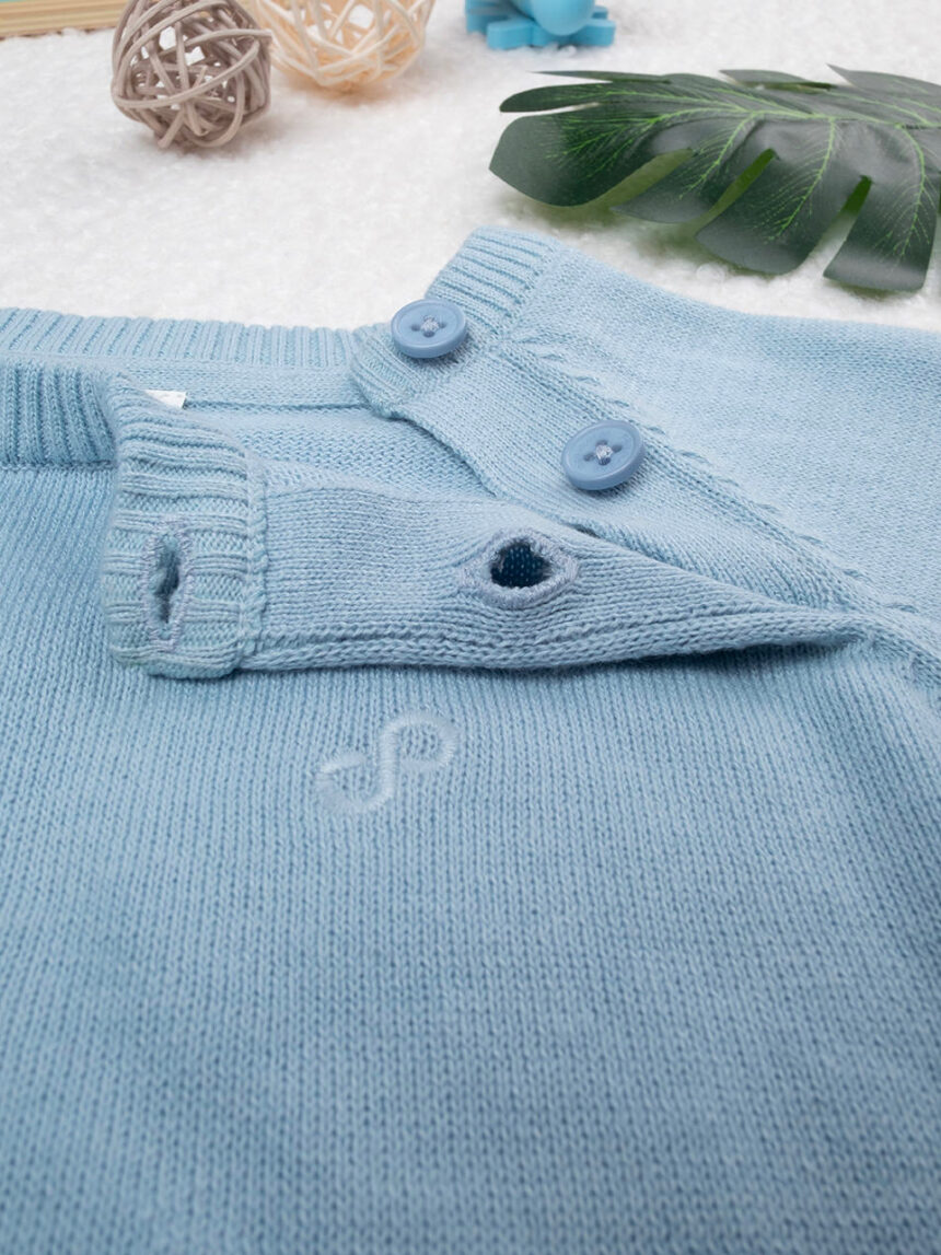 Camisola de algodão azul bebé - Prénatal