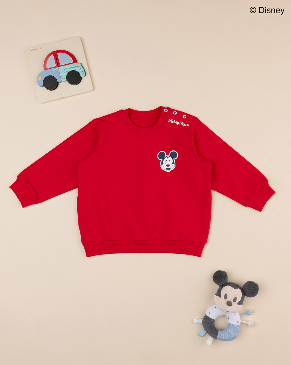 Camisola leve vermelha para bebé disney - Prénatal