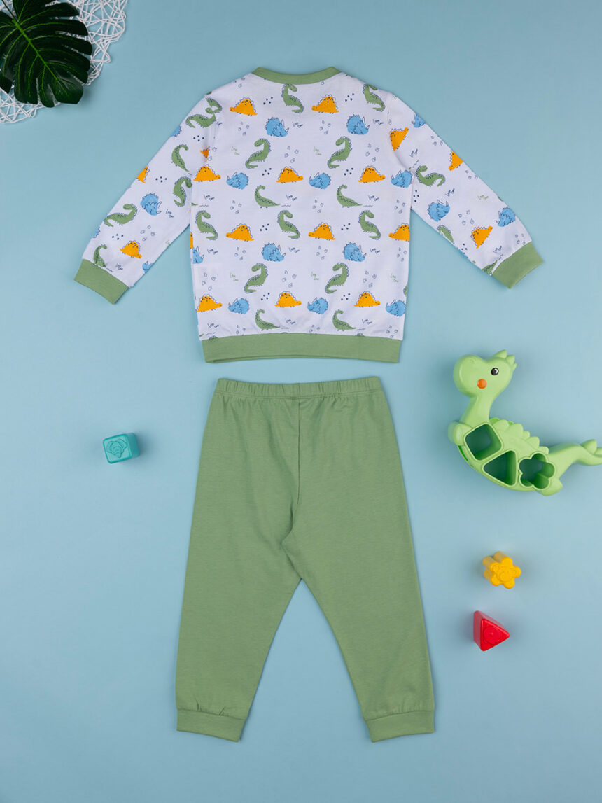 Pijama comprido dinossauro para bebé - Prénatal