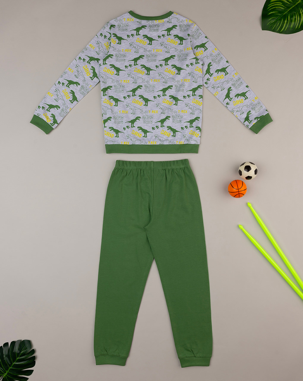Pijama comprido de duas peças para rapaz - Prénatal