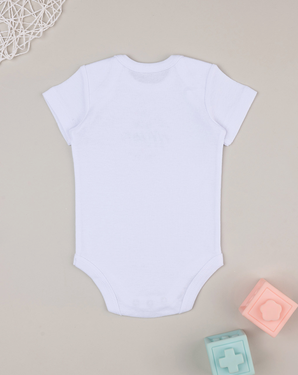 Body branco para bebé com estampado - Prénatal