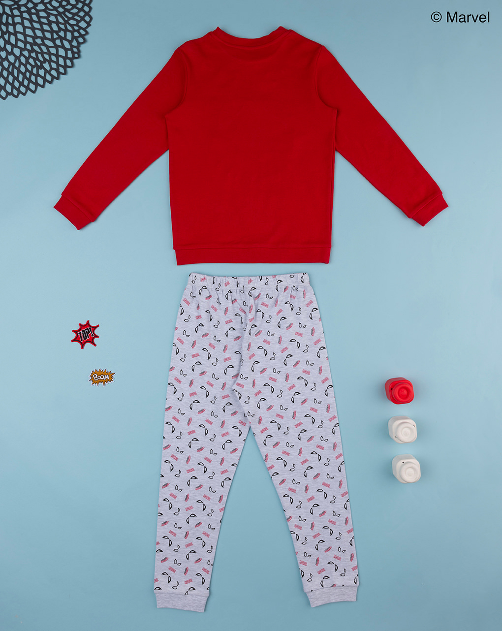 Pijama de duas peças "homem-aranha" para rapaz - Prénatal