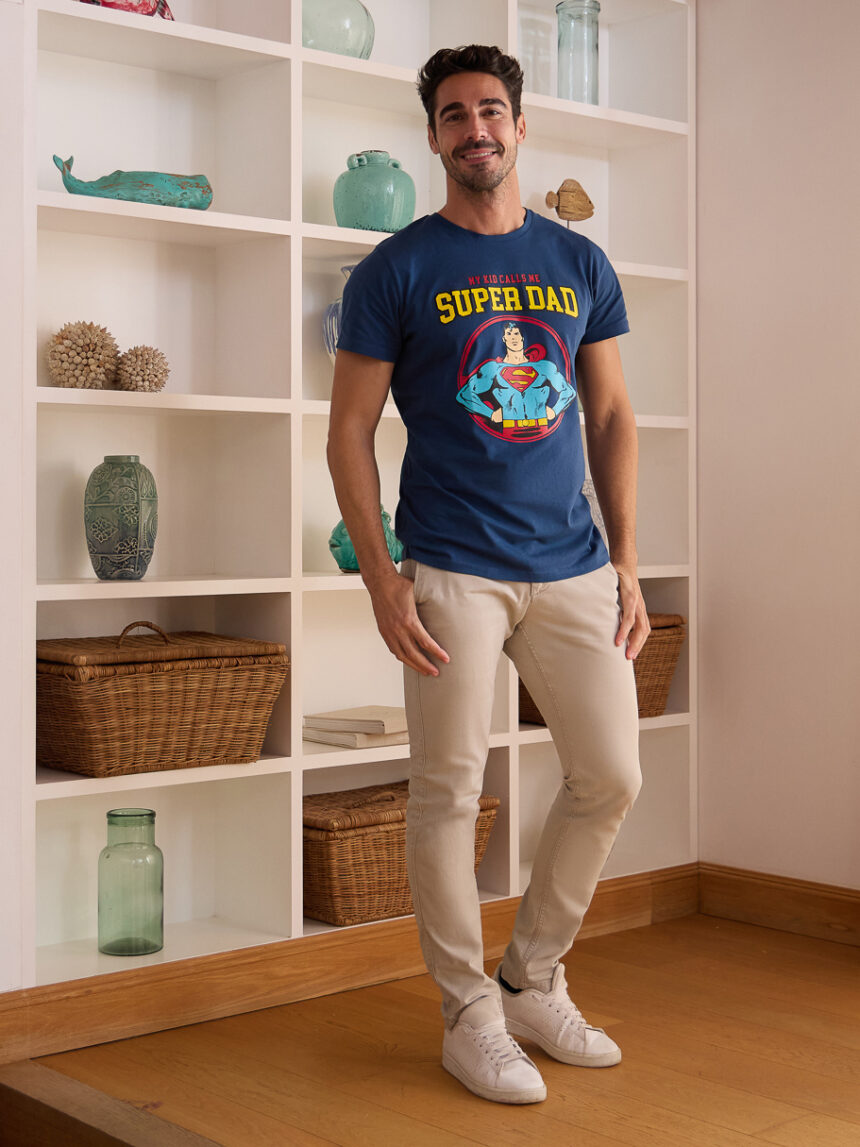 T-shirt para homem com estampado "super dad - Prénatal