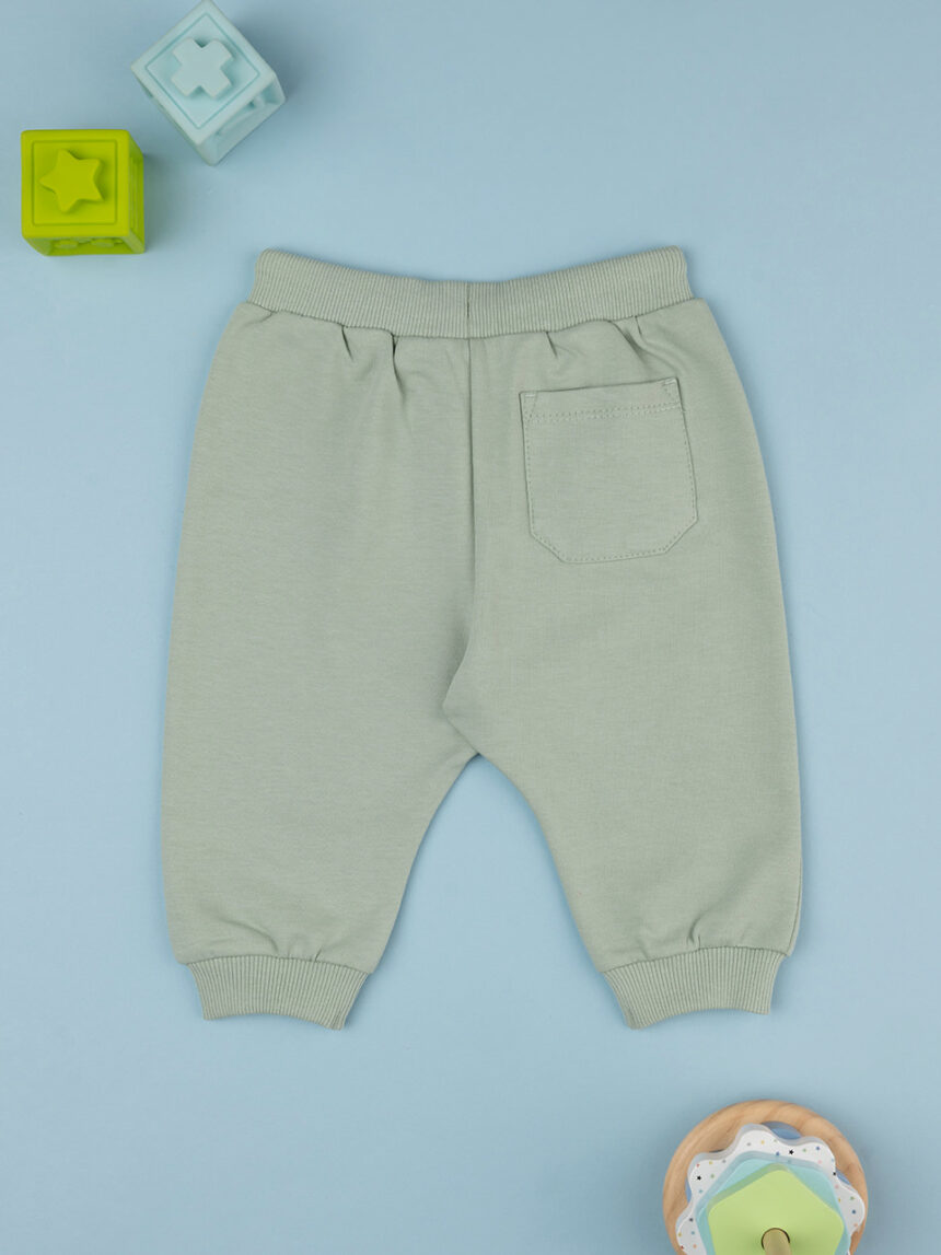 Pantalona de felpo bimbo verde - Prénatal