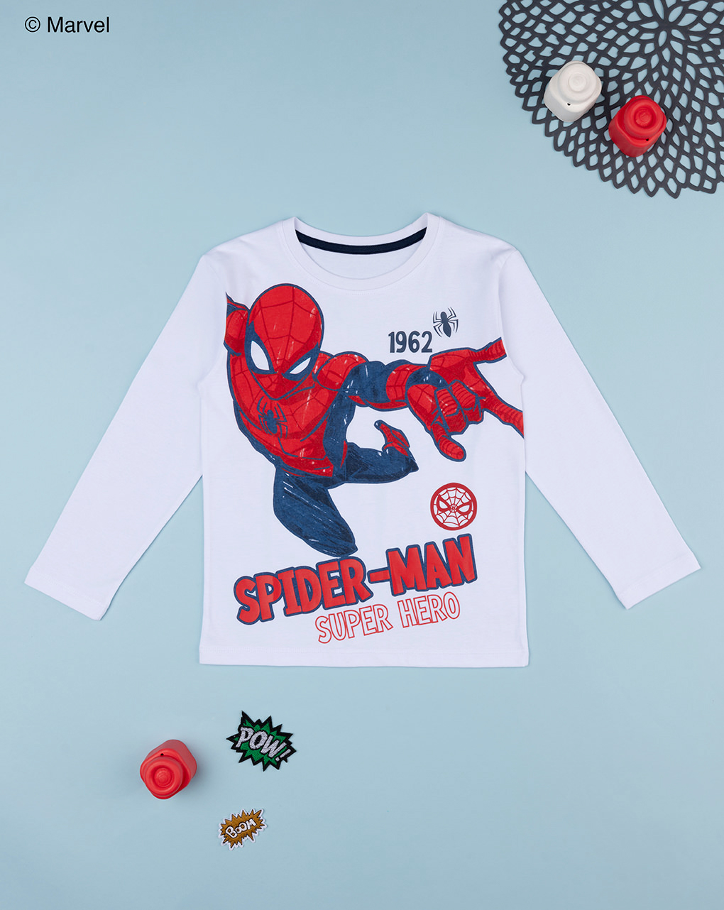 T-shirt de manga comprida "spiderman" para rapaz - Prénatal