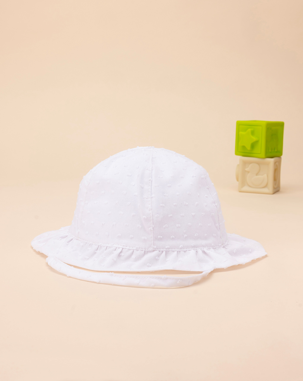 Chapéu branco de verão para rapariga - Prénatal