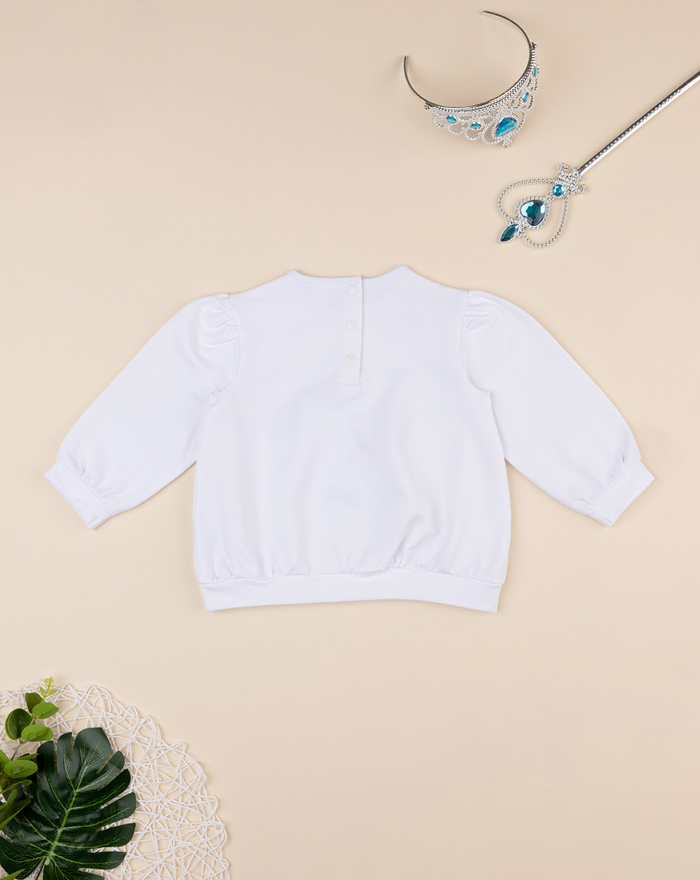 Camisola branca com estampado para rapariga - Prénatal