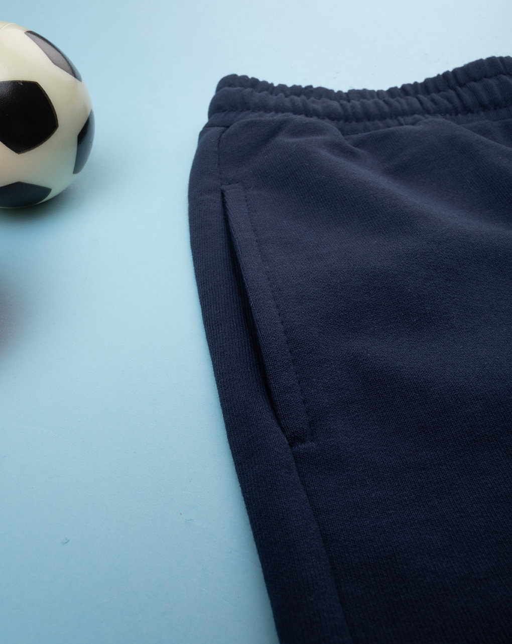 Calças desportivas azuis com estampado para rapaz - Prénatal