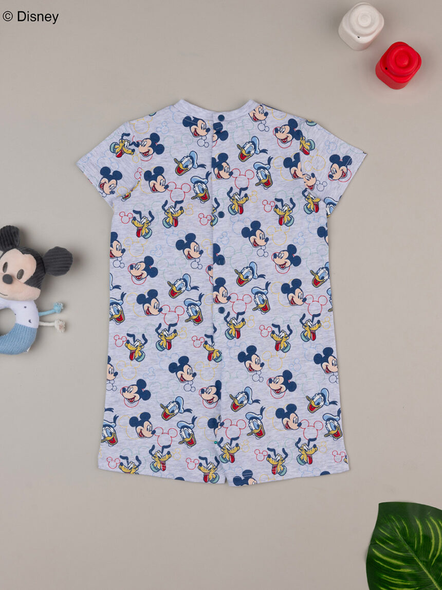 Pijama de bebé do mickey mouse algodão orgânico - Prénatal