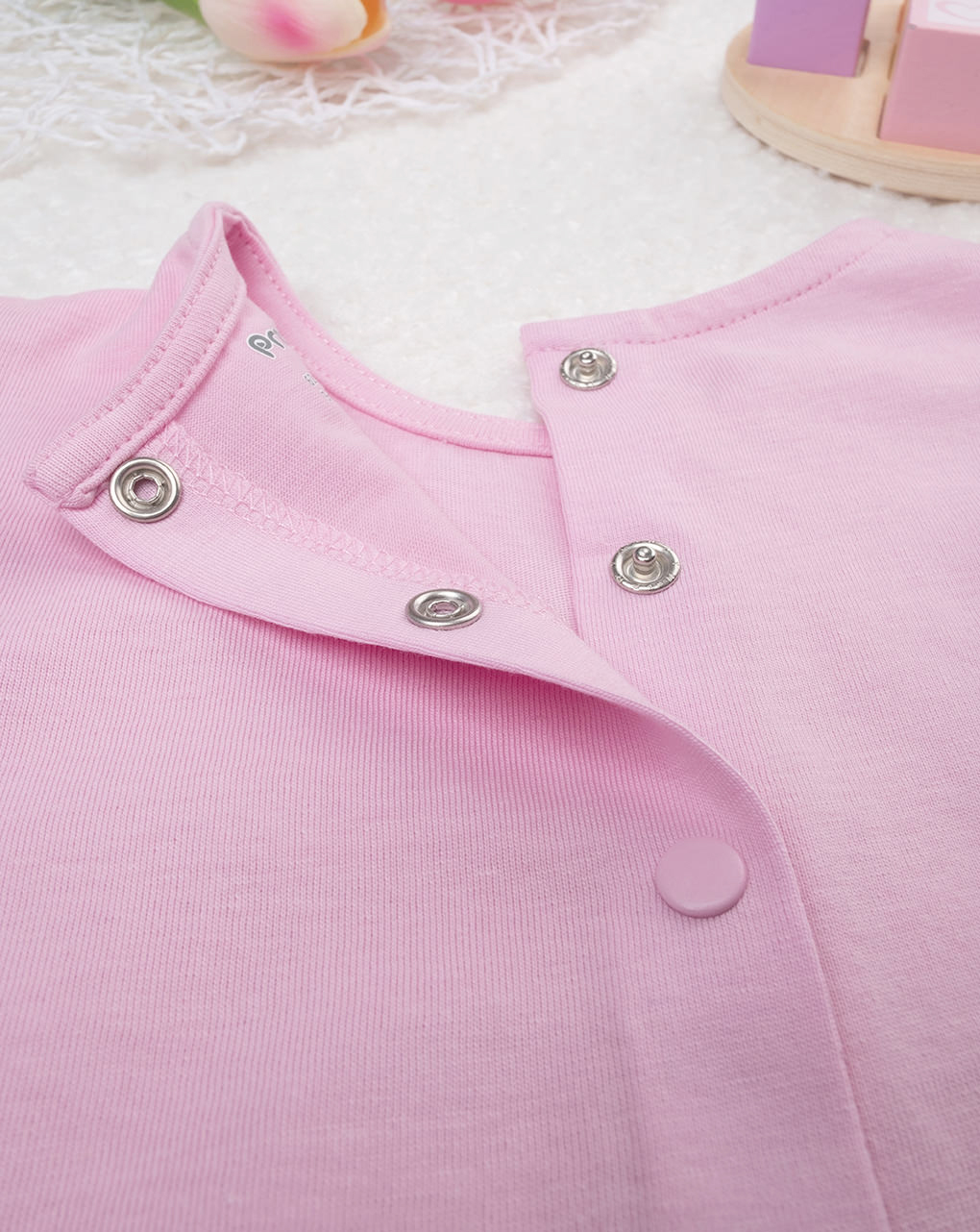 T-shirt "bunny" cor-de-rosa de manga comprida - Prénatal