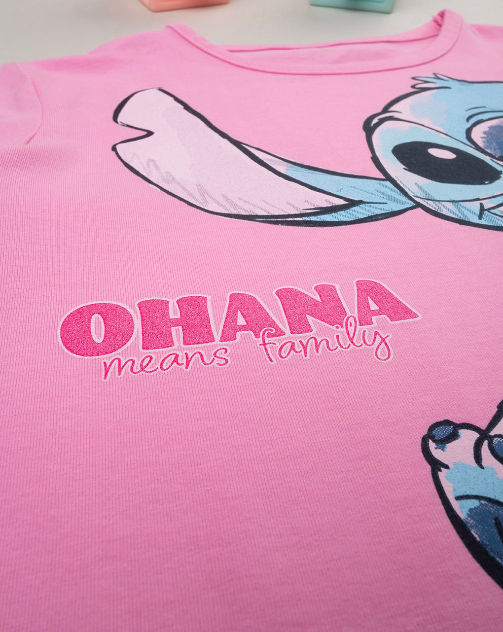 T-shirt bimba rosa "stitch" - Prénatal