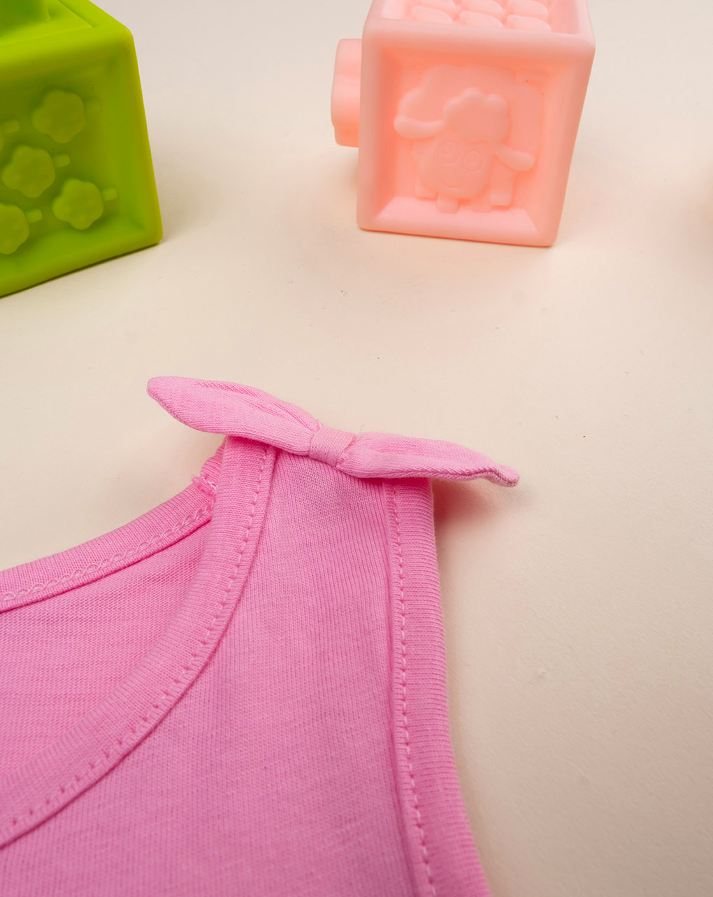 Camisola regata rosa estampada para rapariga - Prénatal