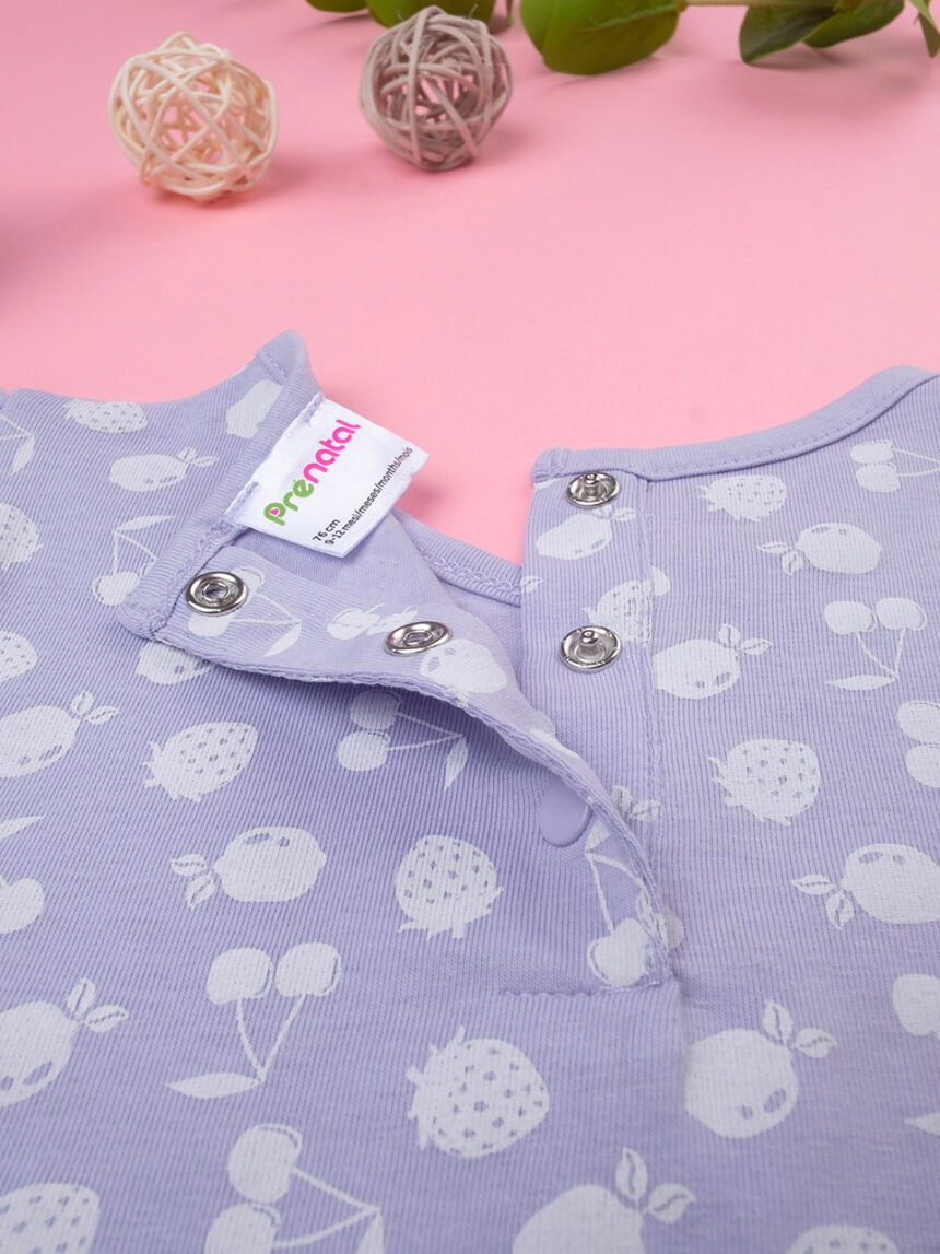Vestido de verão lilás para bebé - Prénatal