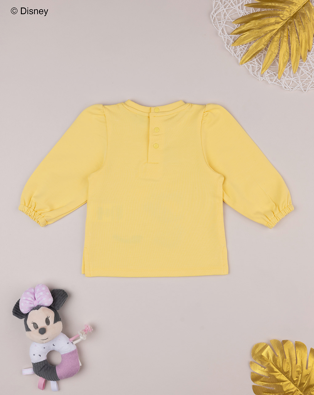 Camisola amarela da minnie para menina - Prénatal