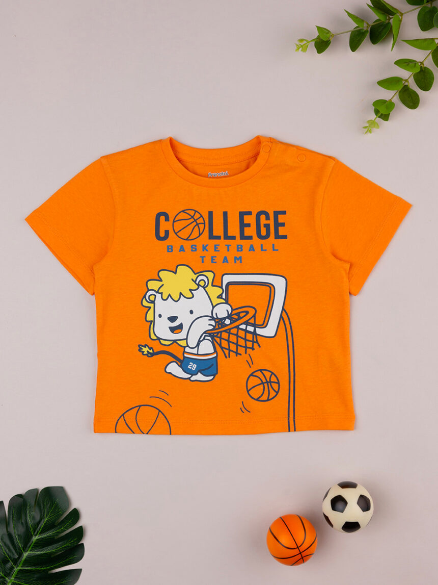 T-shirt laranja para bebé - Prénatal