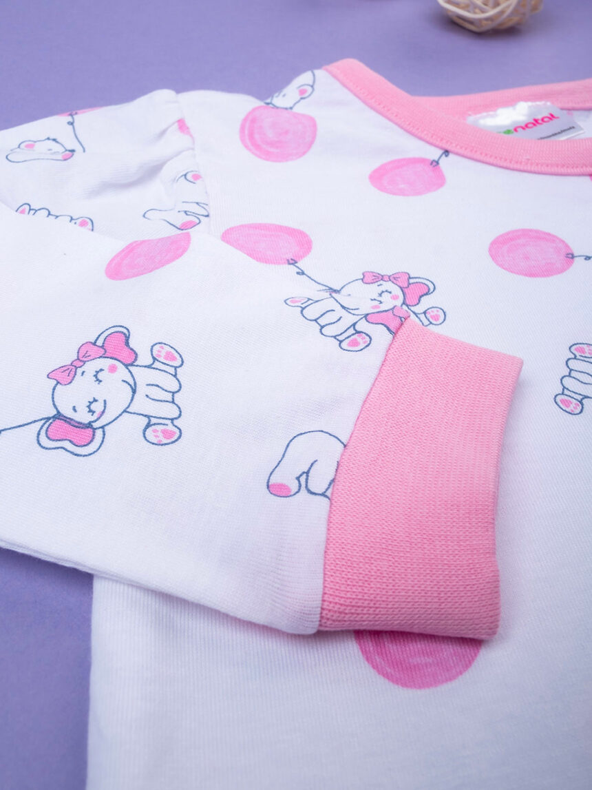 Pijama de duas peças "balões" para rapariga - Prénatal