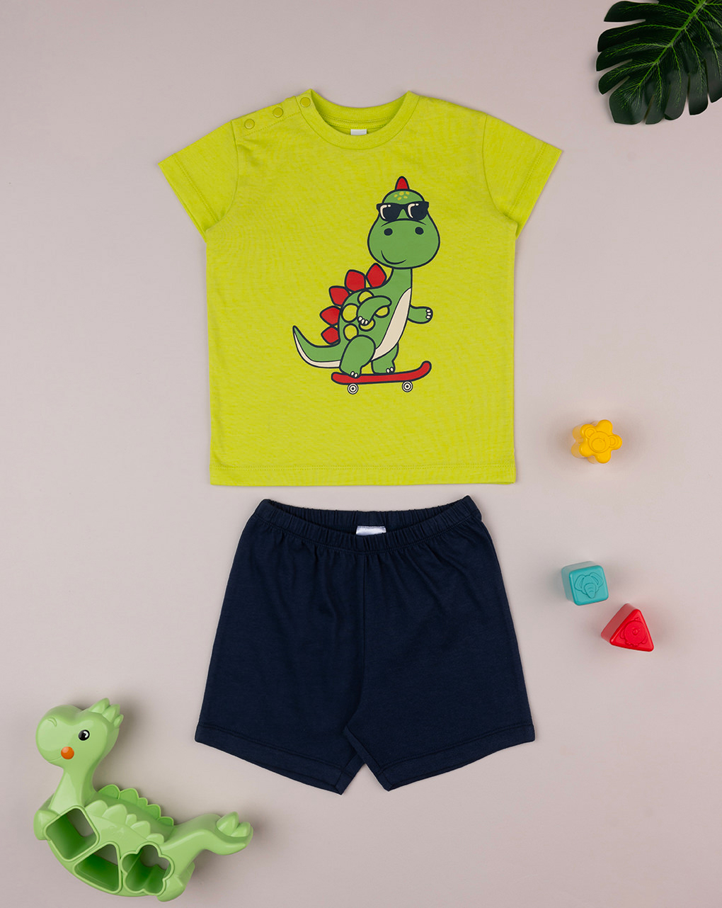 Pijama de verão de duas peças para rapaz "dragão - Prénatal
