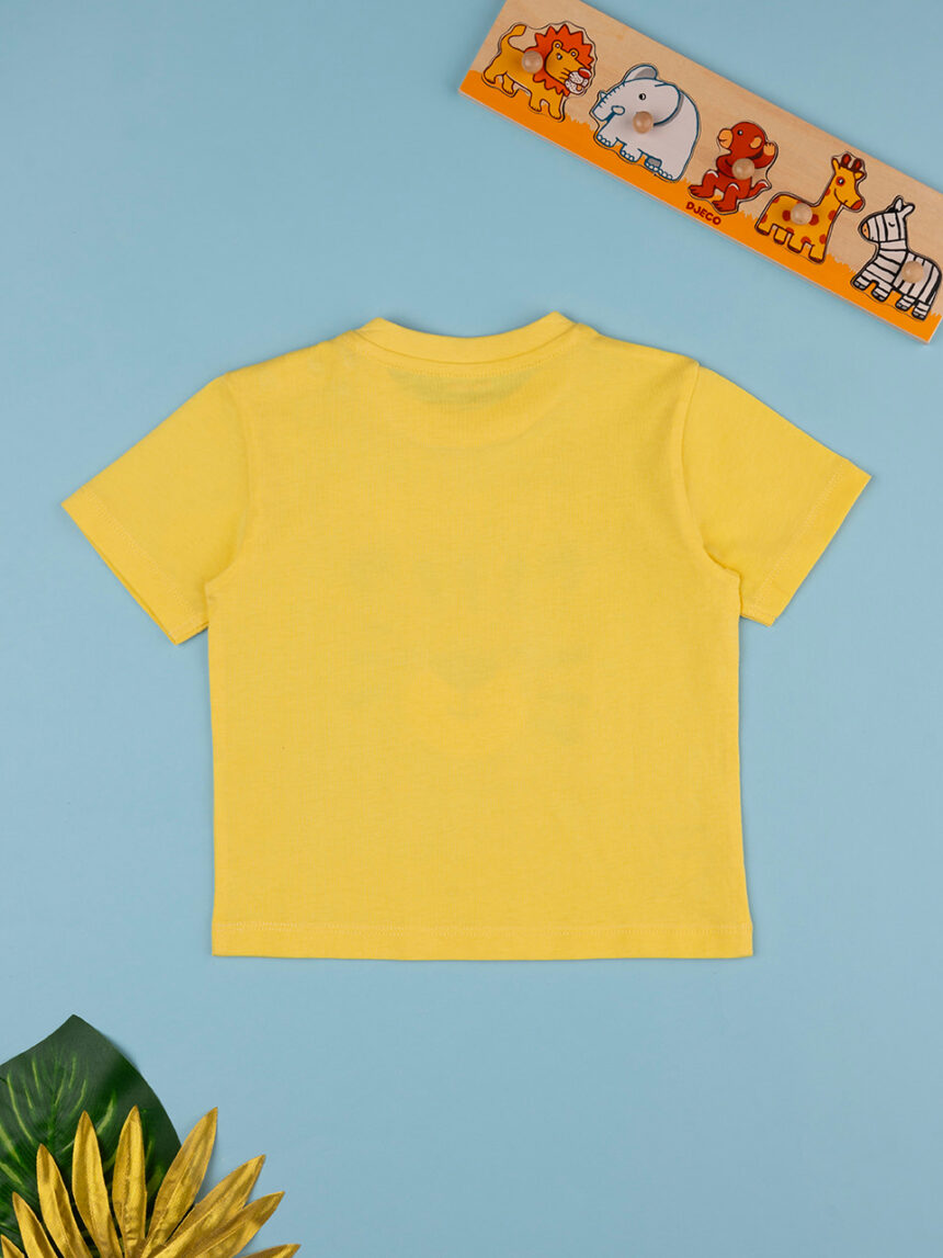 T-shirt para criança com estampado amarelo - Prénatal