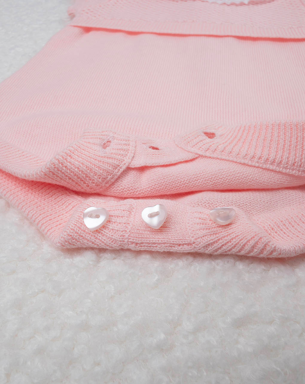 Fatinho de tricot rosa neaonata - Prénatal