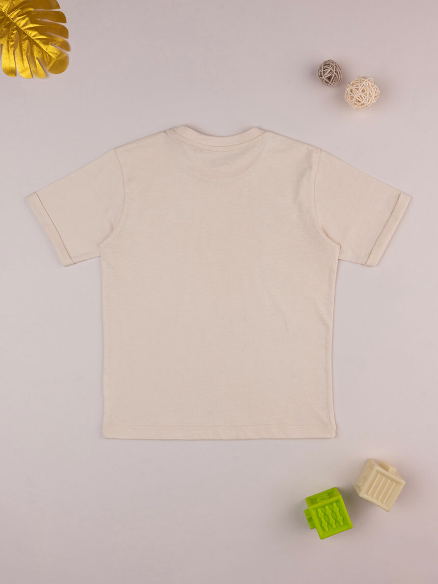 T-shirt bege maniche corte bambino - Prénatal