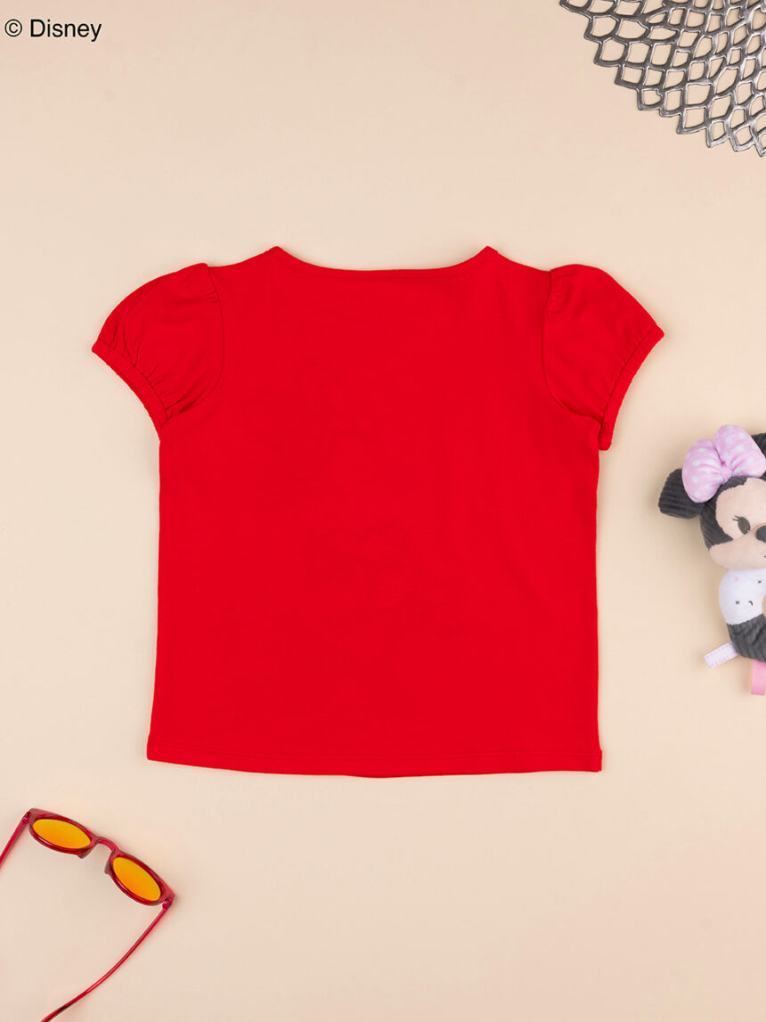 T-shirt disney minnie vermelha para menina - Prénatal