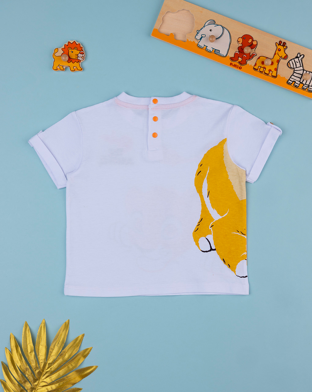 T-shirt bebé rei leão branca - Prénatal