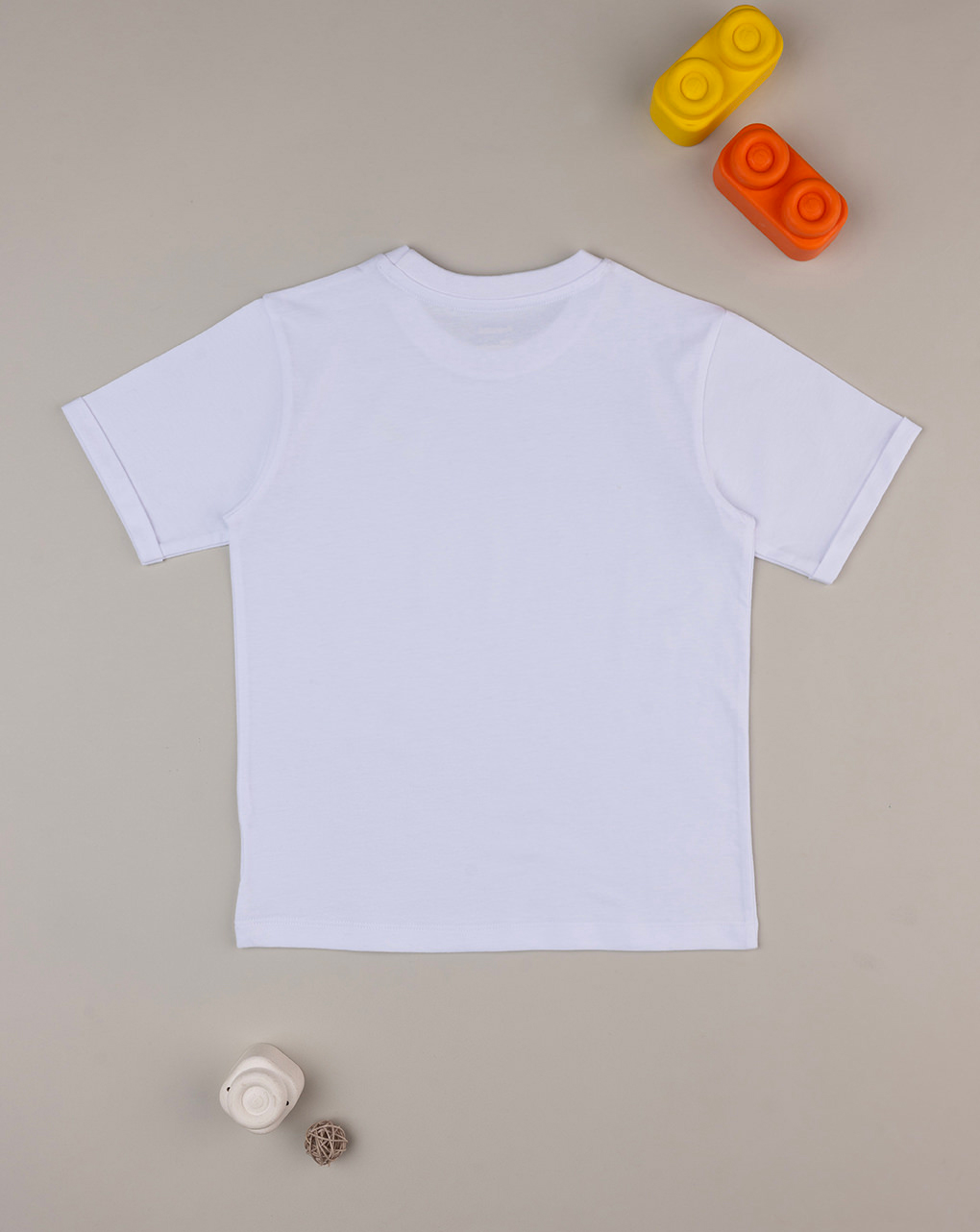 T-shirt branca de manga curta para criança - Prénatal