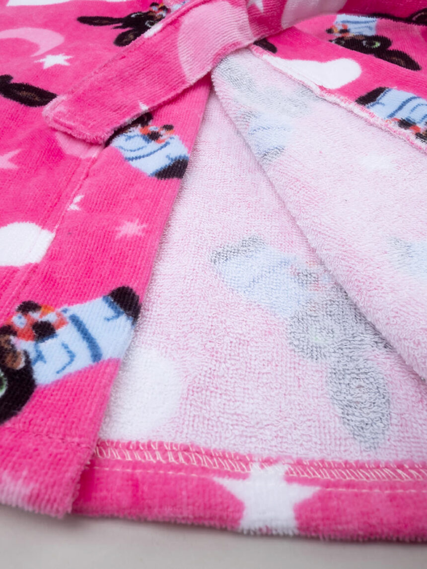 Roupão de banho em chenille para bebé menina 'bing - Prénatal